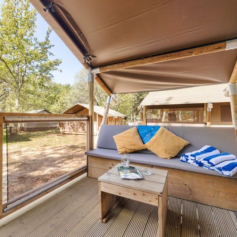 Safaritent 5 personen - Safaritent Lodge + airco (5P)