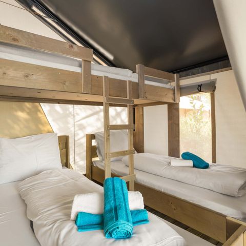 Safaritent 4 personen - Safaritent Comfort + airco
