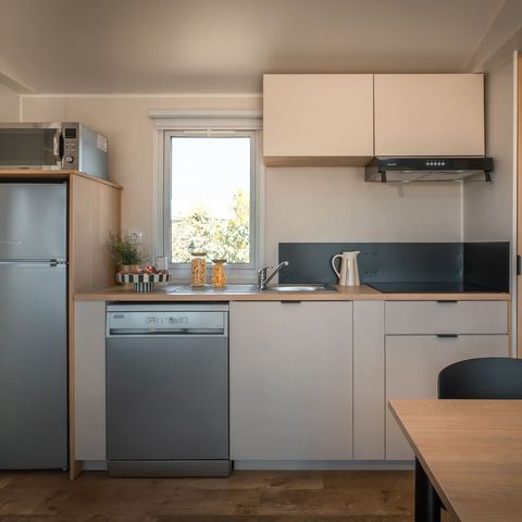 Stacaravan 6 personen - NEST 35.3 - 3 Slaapkamers