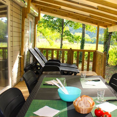 Stacaravan 4 personen - Privilege stacaravan - 26m² - 2 kamers - Airconditioning