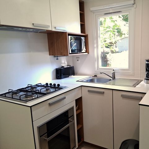 Stacaravan 4 personen - Privilege stacaravan - 26m² - 2 kamers - Airconditioning