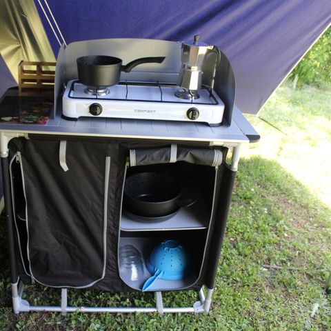 Tent 4 personen - Tribu tent - 2 slaapkamers - Geen sanitair