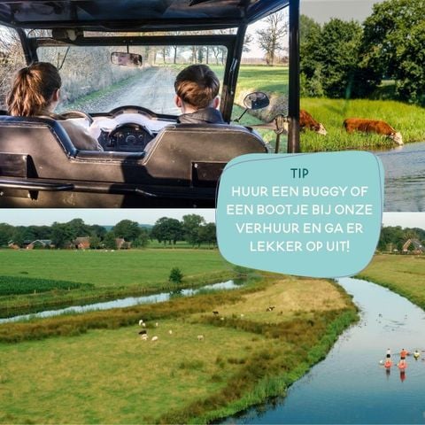 Tent 4 personen - Riverdome met privé sanitair
