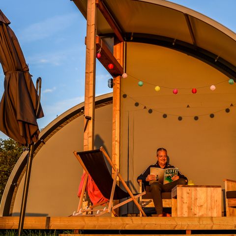 Lodge 5 personen - Panorama met privé sanitair