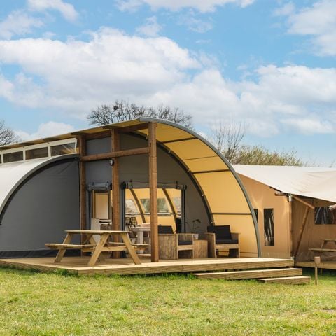 Lodge 5 personen - Panorama met privé sanitair