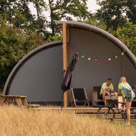 Lodge 5 personen - Panorama met privé sanitair