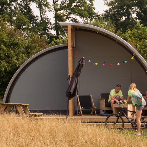 Lodge 5 personen - Panorama met privé sanitair
