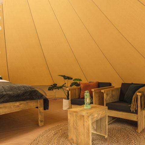 Tent 2 personen - Blij in de wei met privé sanitair