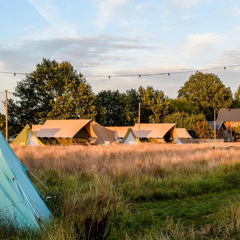 VAKANTIEHUIS 32 personen - 6x luxe glampingtent