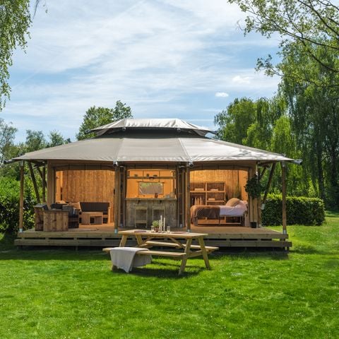 Safaritent 5 personen - Safarisuite met privé sanitair