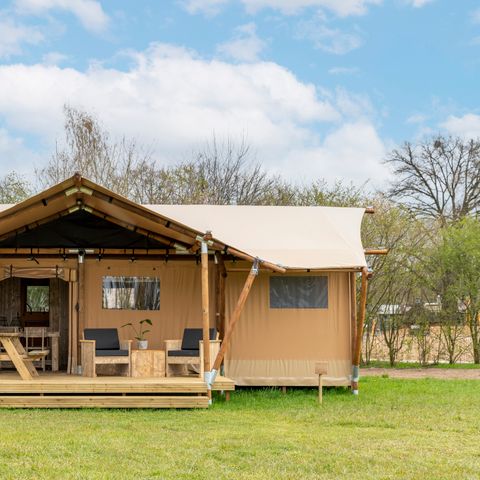 Safaritent 5 personen - Safarisuite met privé sanitair | 5 personen