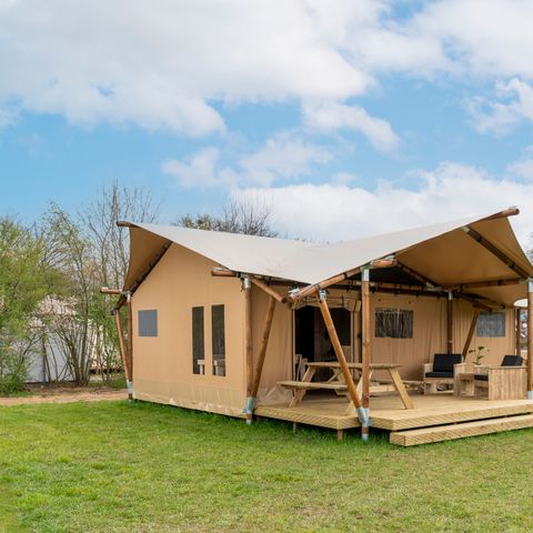 Safaritent 5 personen - Safarisuite met privé sanitair | 5 personen