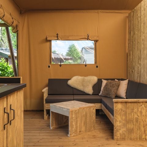 Safaritent 5 personen - Safarisuite met privé sanitair