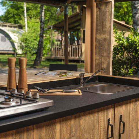 Safaritent 5 personen - Safarisuite met privé sanitair