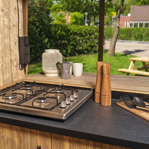 Safaritent 5 personen - Safarisuite met privé sanitair