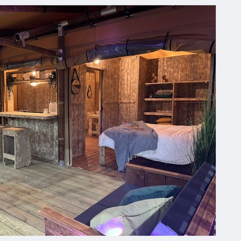 Safaritent 5 personen - Safarisuite met privé sanitair | 5 personen