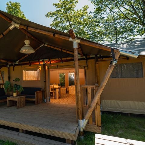 Safaritent 8 personen - Safaritent met privé sanitair | 8 personen 