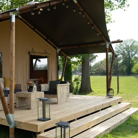 Safaritent 8 personen - Met privé sanitair