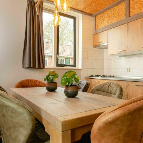 Bungalow 6 personen - Kinderbungalow boerderij met sauna & warme bubbeltub