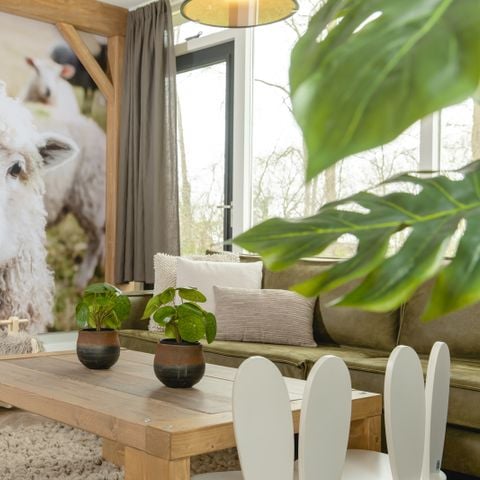 Bungalow 6 personen - Kinderbungalow boerderij met sauna & warme bubbeltub