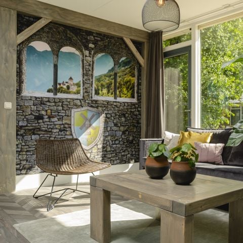 Bungalow 5 personen - Baby- & kinderbungalow 'Ridders & prinsessen' met sauna & bubbeltub