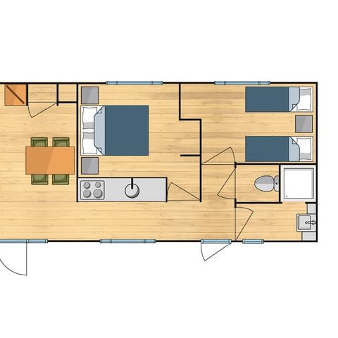 Lodge 4 personen - Special - Lodge Yellowstone