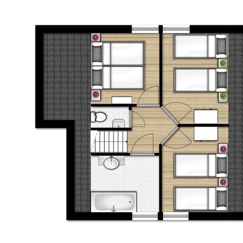 Bungalow 8 personen - KE Comfort