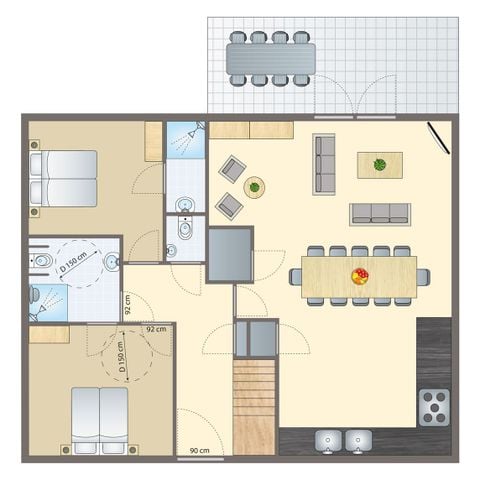 VAKANTIEHUIS 12 personen - 12CT1