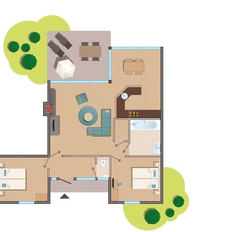 LANDHUIS 4 personen - Cottage Premium Eden BS1323
