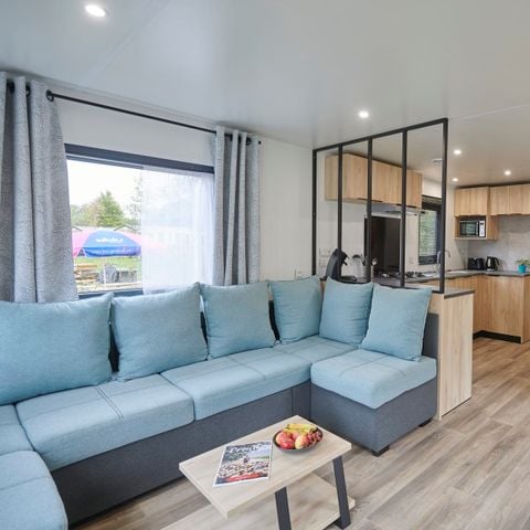 Stacaravan 4 personen - Stacaravan Excellence 2 slaapkamers terras
