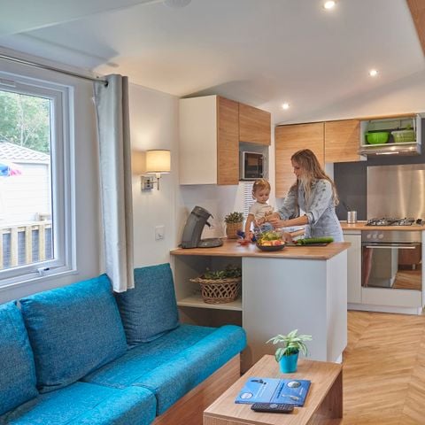 Stacaravan 6 personen - Stacaravan Excellence 3 slaapkamers terras