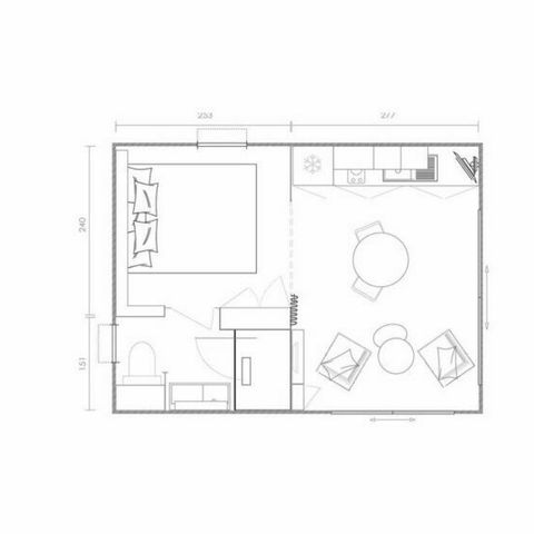 Studio 2 personen - Key West