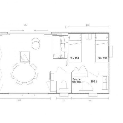 Chalet 4 personen - Key West Family