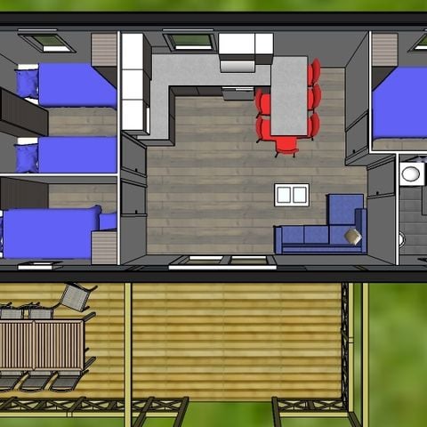 Bungalow 6 personen - Cottage