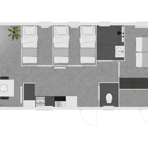 Lodge 6 personen - Premium