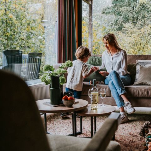 Bungalow 6 personen - Damhert Hottub & Sauna incl. entree Safaripark Beekse Bergen