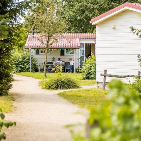 Chalet 2 personen - met overdekt terras en omheinde tuin