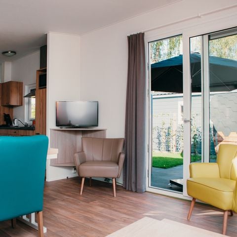 Lodge 5 personen - Veluwelodge XL met sauna  | Kindvriendelijk