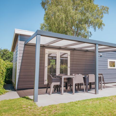 Groepsaccommodatie 12 personen - Veluwelodge XL met Grillhuis 6+6