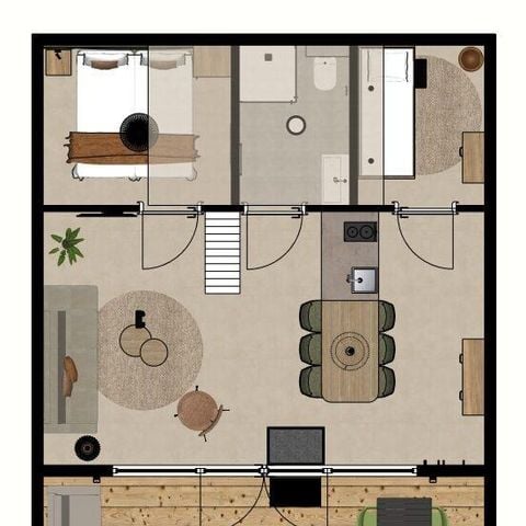 Lodge 6 personen - Big