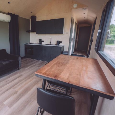 UNIEKE ACCOMMODATIE 16 personen - Groepsverblijf blokhut + 4 vierpersoons tiny houses (16 personen)