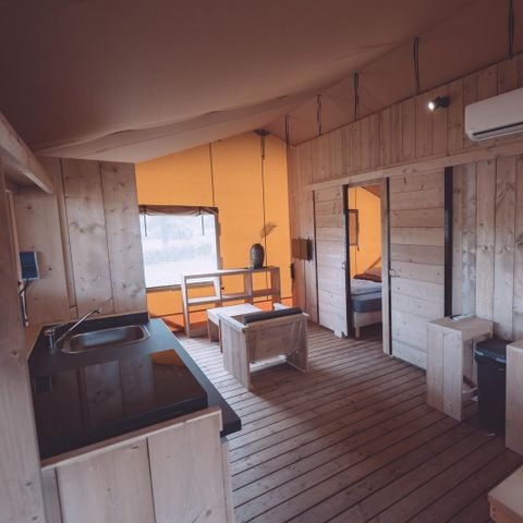 Tent 5 personen - glamping met airco
