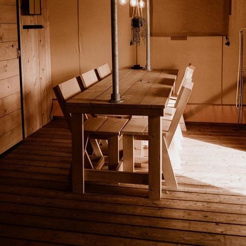 Tent 5 personen - glamping met airco