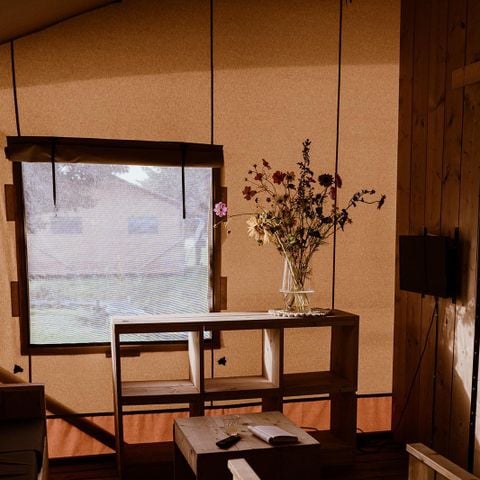 Tent 5 personen - glamping met airco