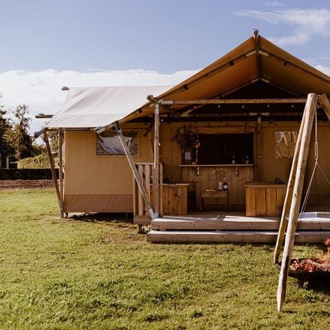 Tent 5 personen - glamping met airco