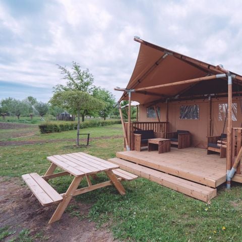 Tent 5 personen - glamping met airco