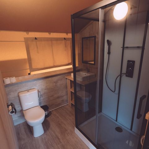 Tent 5 personen - glamping met airco