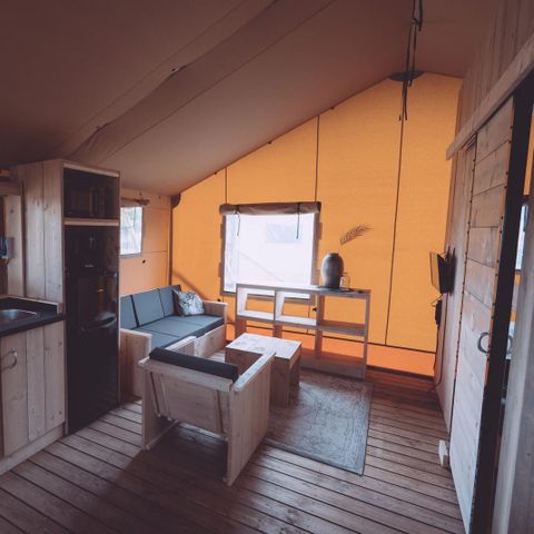 Tent 5 personen - glamping met airco