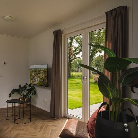 Lodge 2 personen - Panorama Wellnesslodge | hottub, sauna en ligbad 