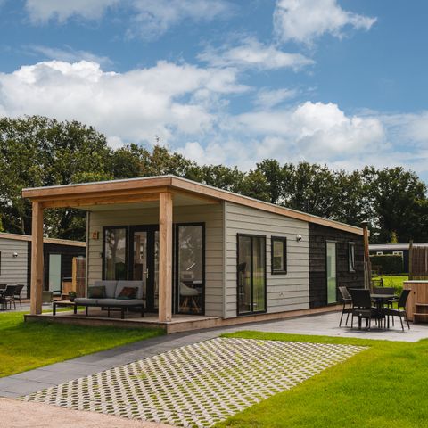 Lodge 4 personen - Panorama met hottub